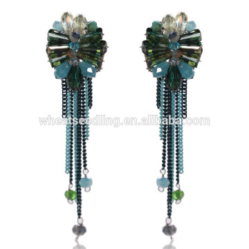 wholesale ethnic dragonfly girls stylish long hanging bohemian earrings